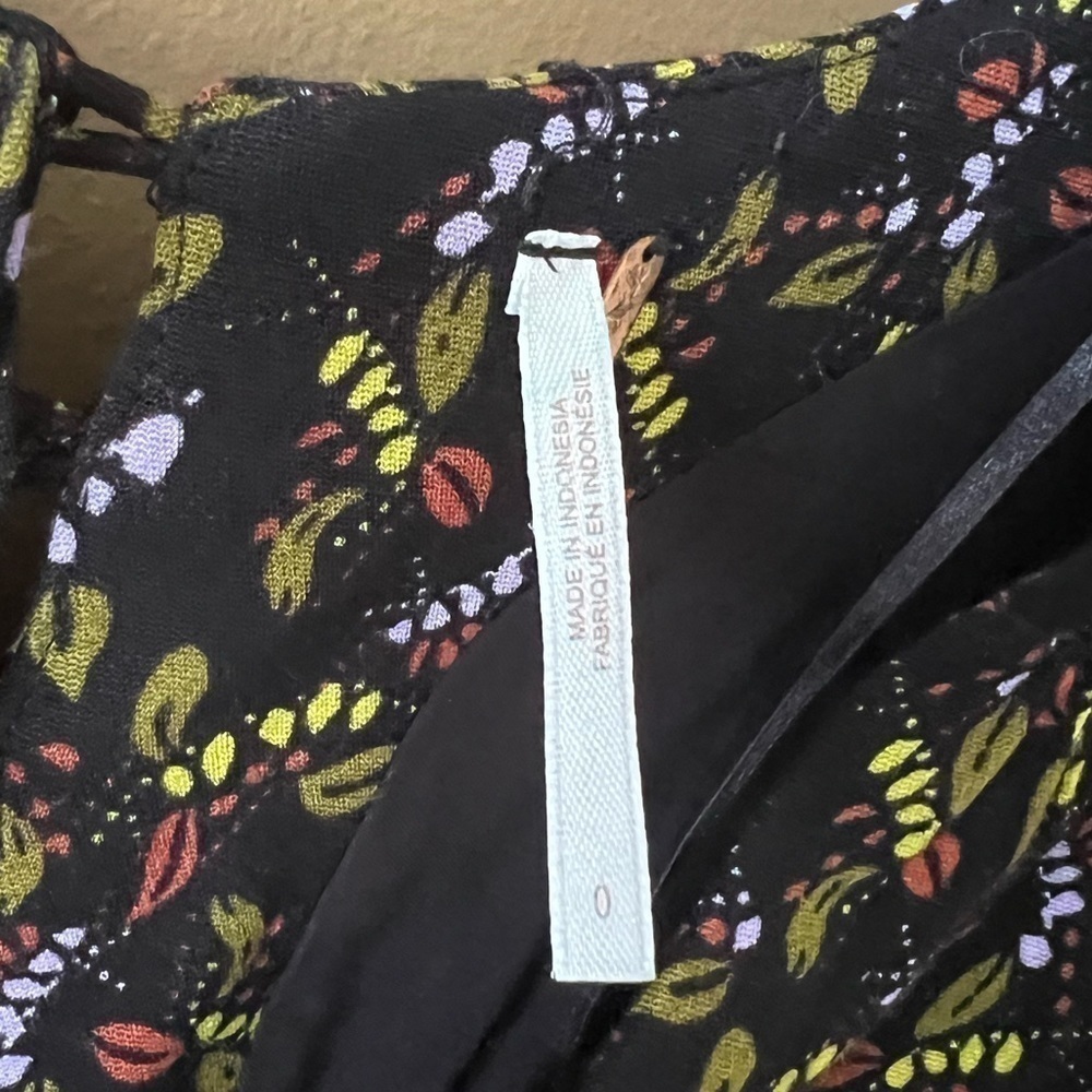 Free People Meet Virginia Printed Romper Size 0 Boho Whimsigoth Whimsical Fairy - Picture 7 of 12